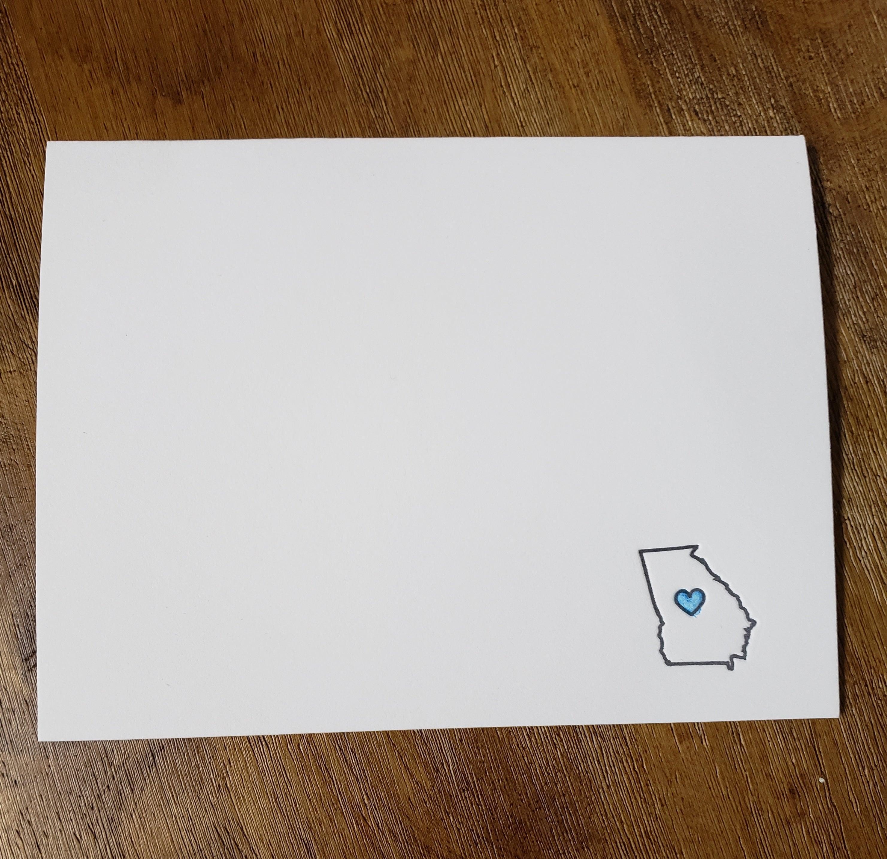 State Icon Notecards - Choose Yours