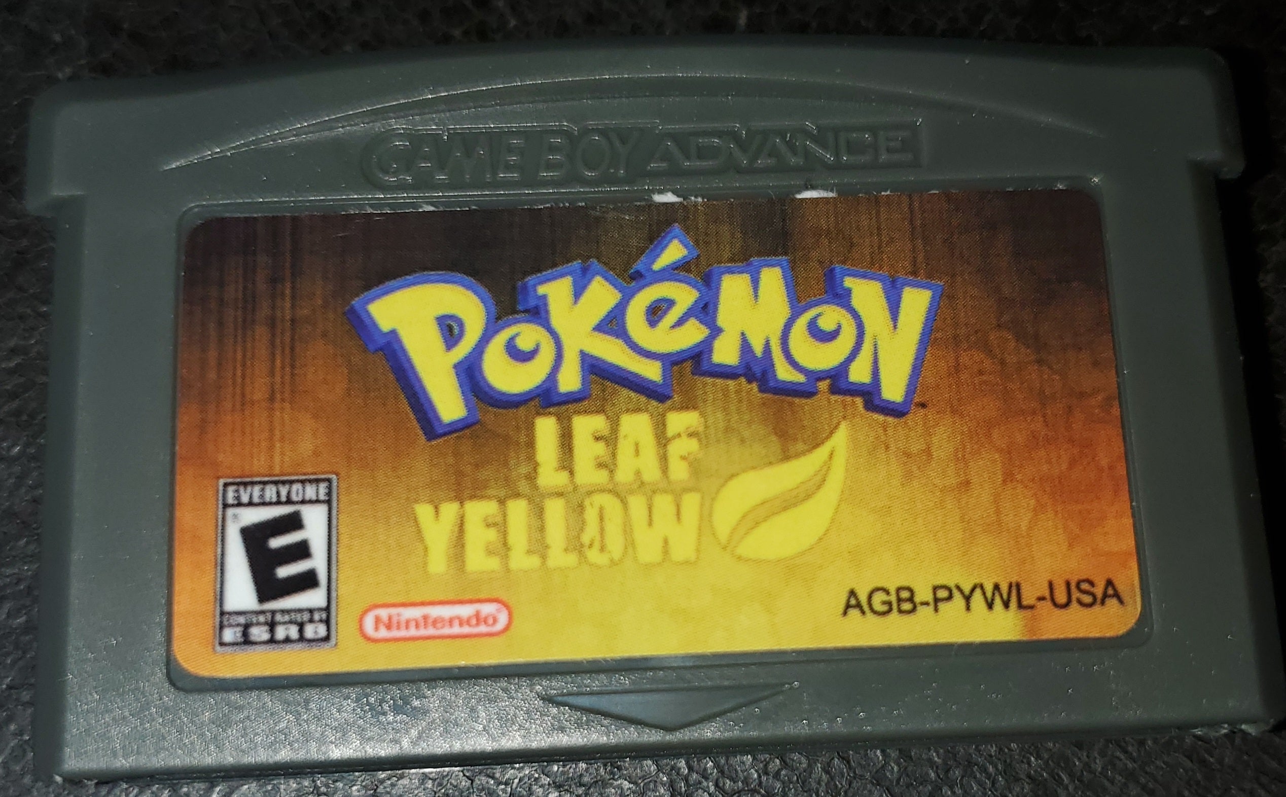 Pokemon Leaf Yellow GBA ROM Hack Video Game Custom Gameboy Advance