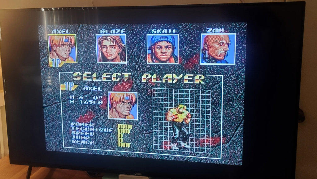 Streets of Rage 3 Sega Genesis Mega Drive Video Game Cartridge
