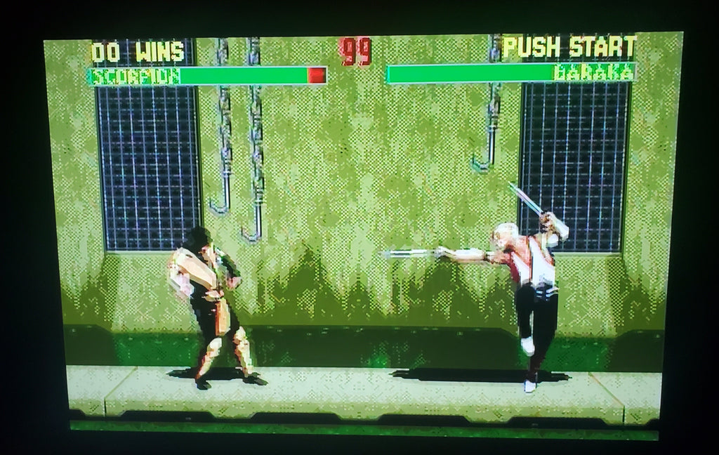 Mortal Kombat 2 Sega Genesis Mega Drive Video Game Cartridge