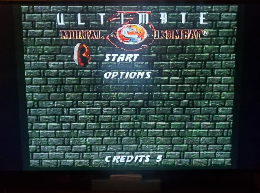 Ultimate Mortal Kombat 3 SNES Video Game Cartridge Super Nintendo 1995