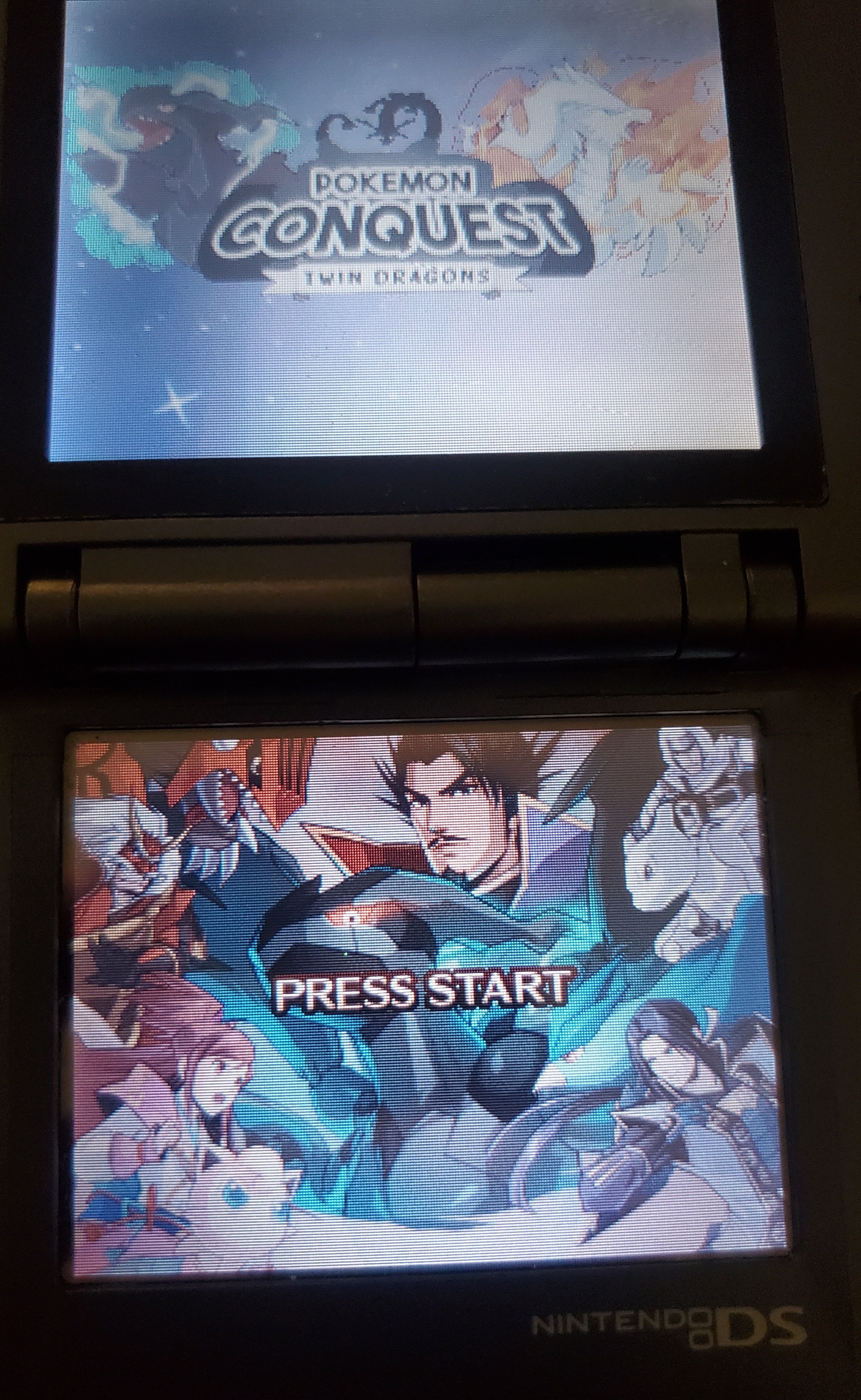 Pokemon Conquest Twin Dragons Nintendo DS Custom ROM Hack Video Game