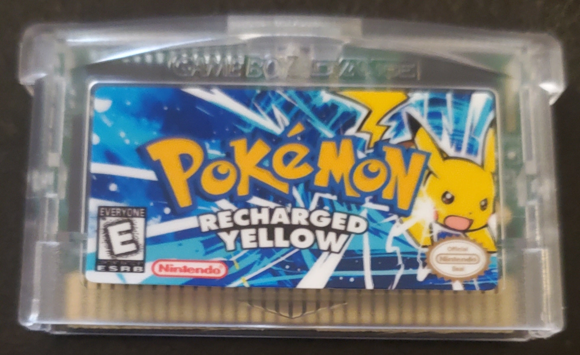 Pokemon Recharged Yellow GBA Pokemon ROM Hack Game Boy Advance