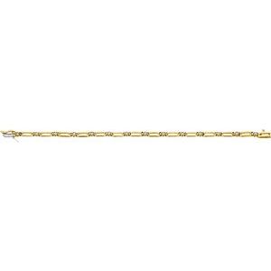14K Yellow Gold 3/4 CTW Natural Diamond Line 7" Bracelet – image 2