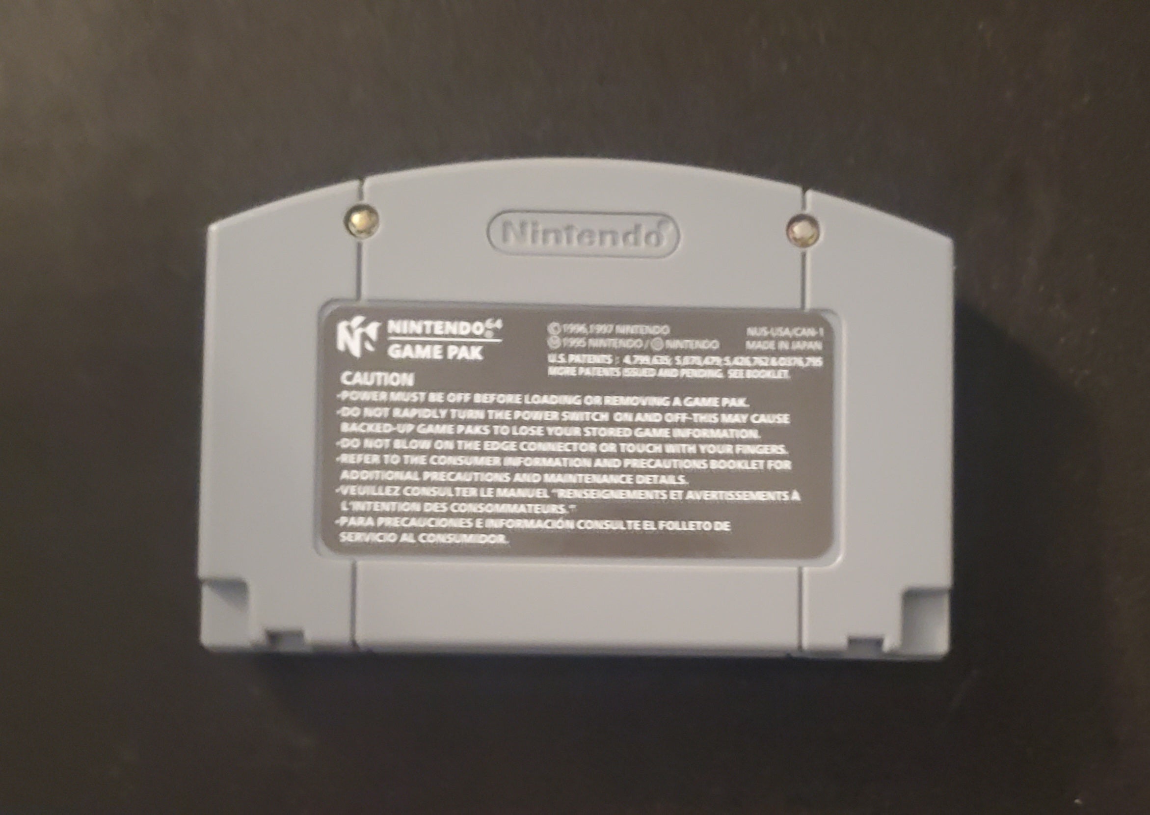 Nightmare Creatures N64 Nintendo 64 Video Game Cartridge 1997