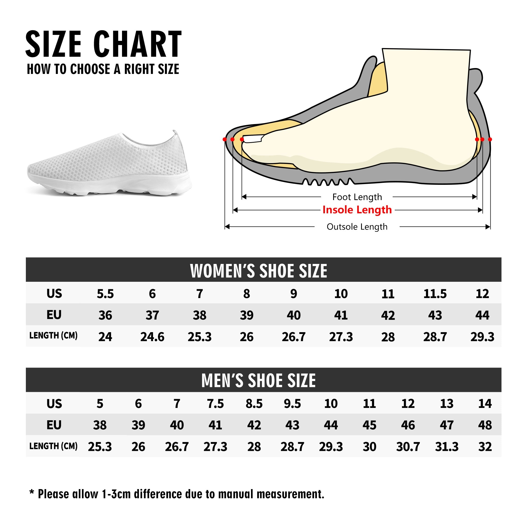 3D USA Flags Lightweight Adult Unisex Athletic Slip-on Shoes | Shipped in US