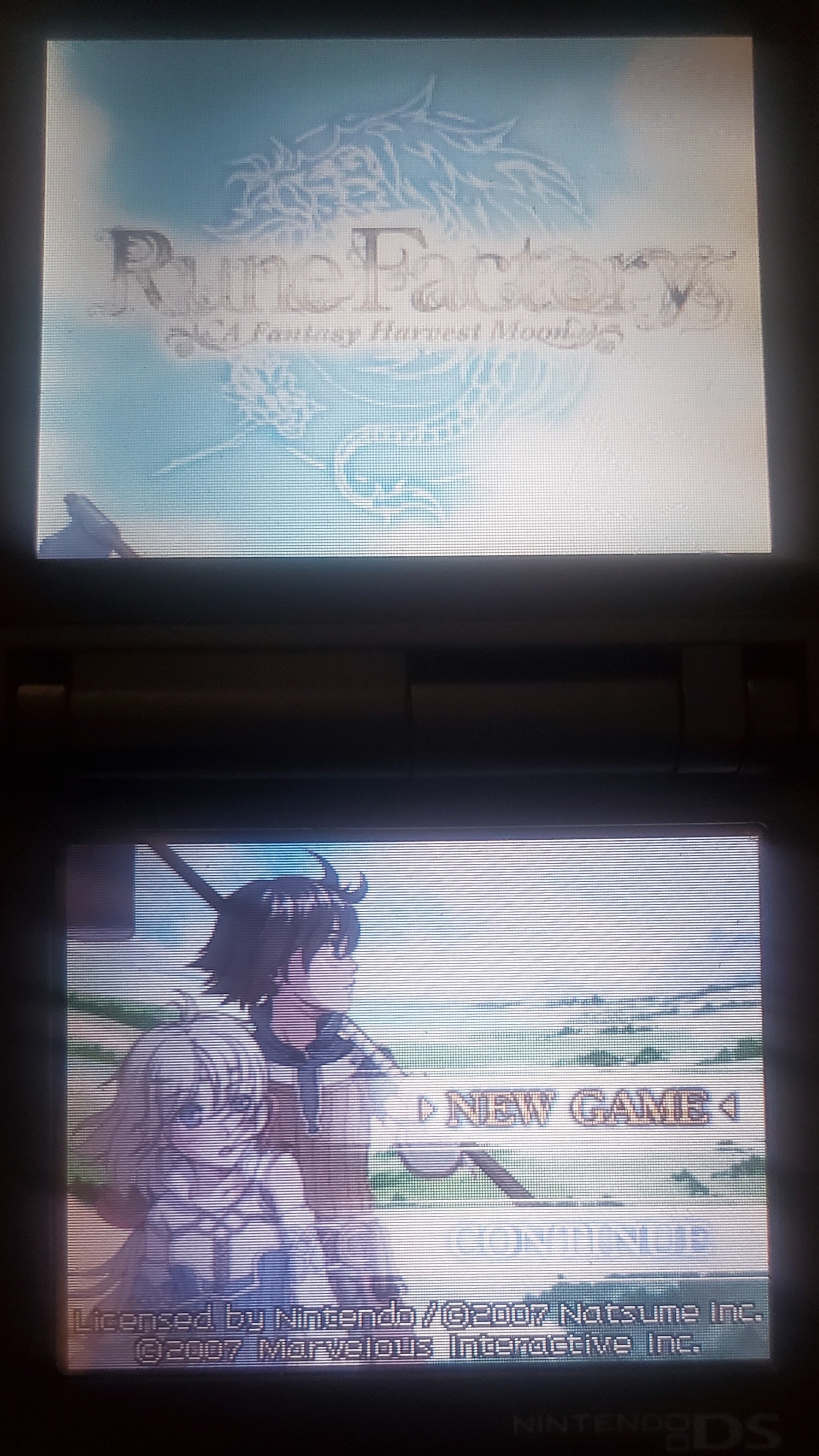 Rune Factory A Fantasy Harvest Moon NDS Video Game Nintendo DS 2006