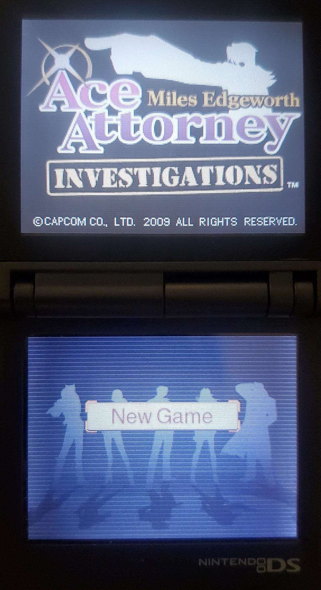Ace Attorney Investigations Miles Edgeworth NDS Video Game Nintendo DS