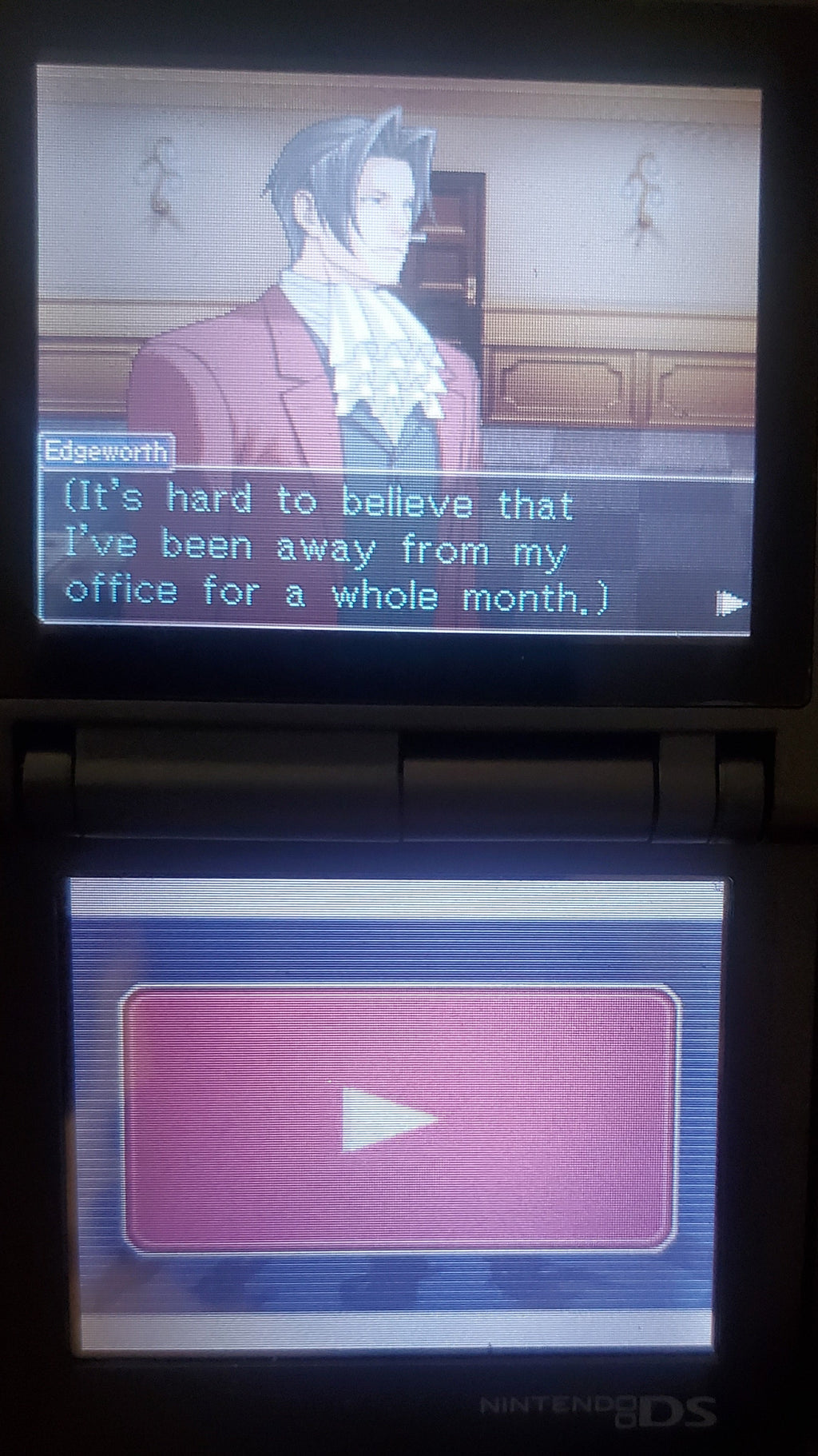 Ace Attorney Investigations Miles Edgeworth NDS Video Game Nintendo DS
