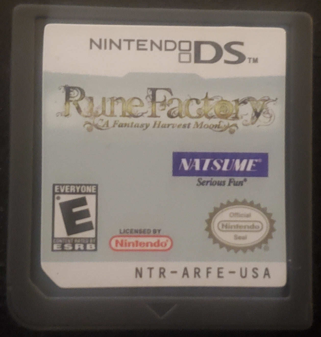 Rune Factory A Fantasy Harvest Moon NDS Video Game Nintendo DS 2006