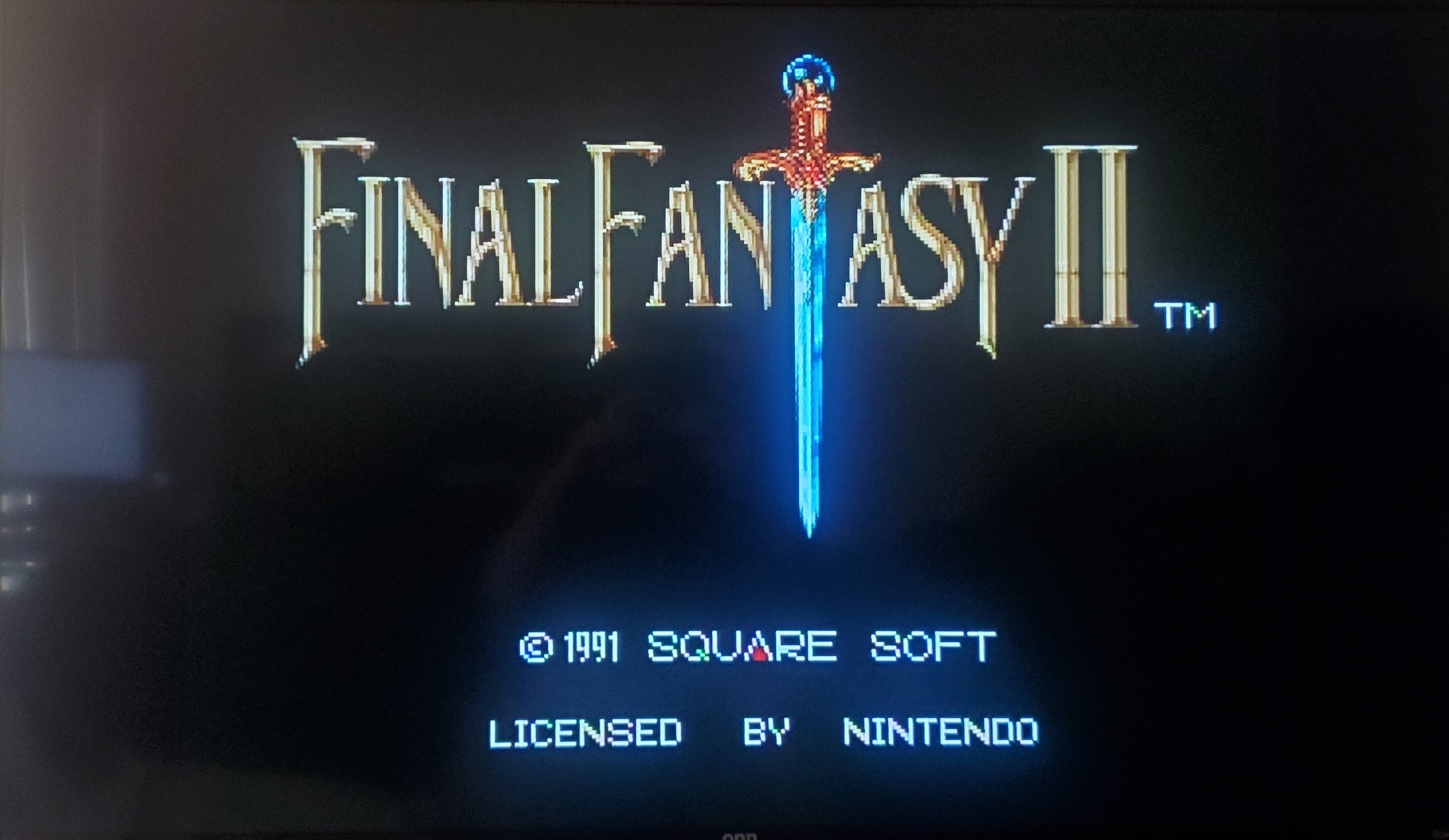 Final Fantasy 2 SNES Video Game Cartridge Super Nintendo 1991