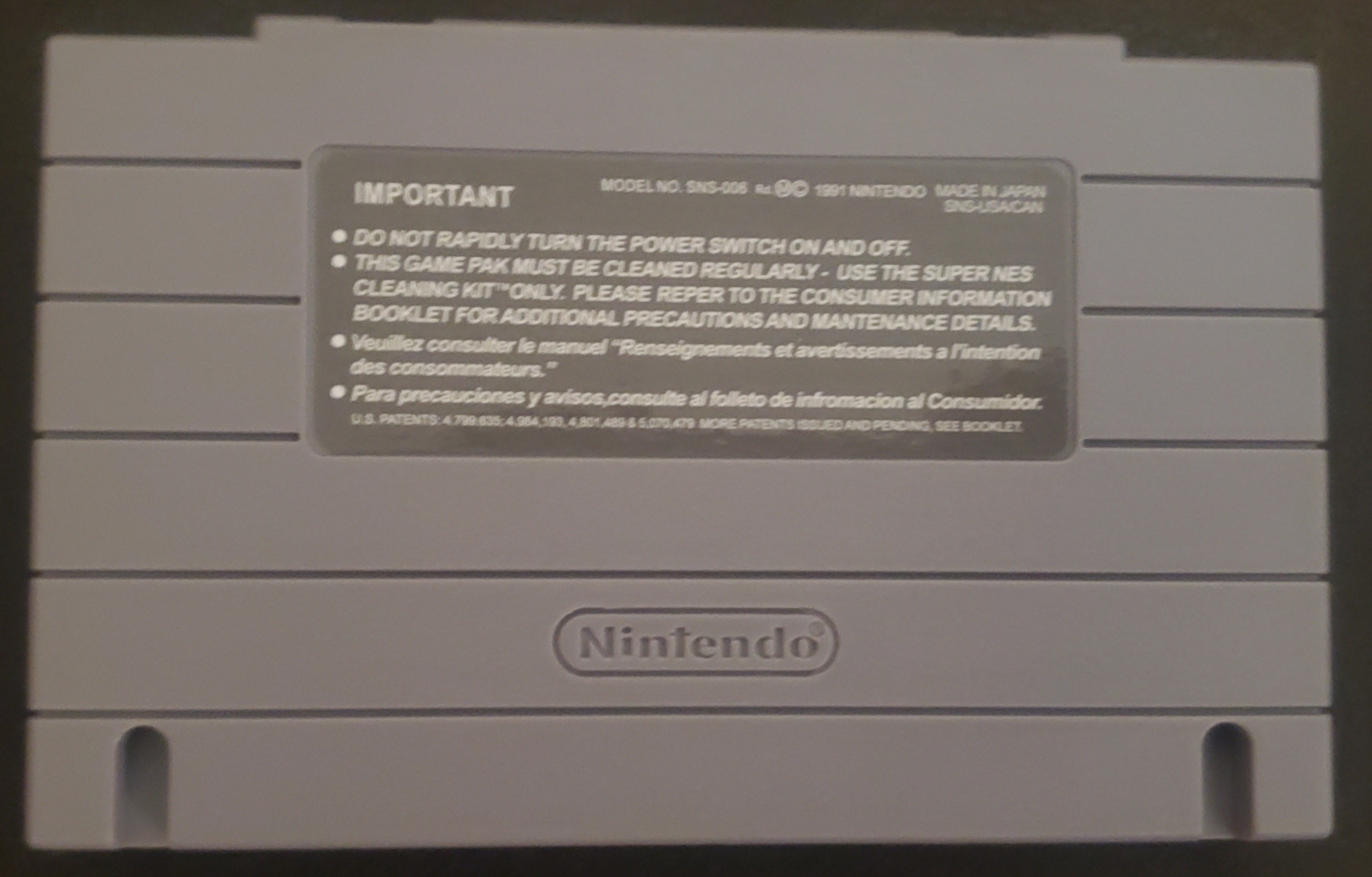 Final Fantasy 3 SNES Video Game Cartridge Super Nintendo 1994