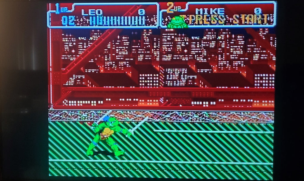 TMNT 4 Turtles in Time SNES Video Game Super Nintendo Ninja Turtles