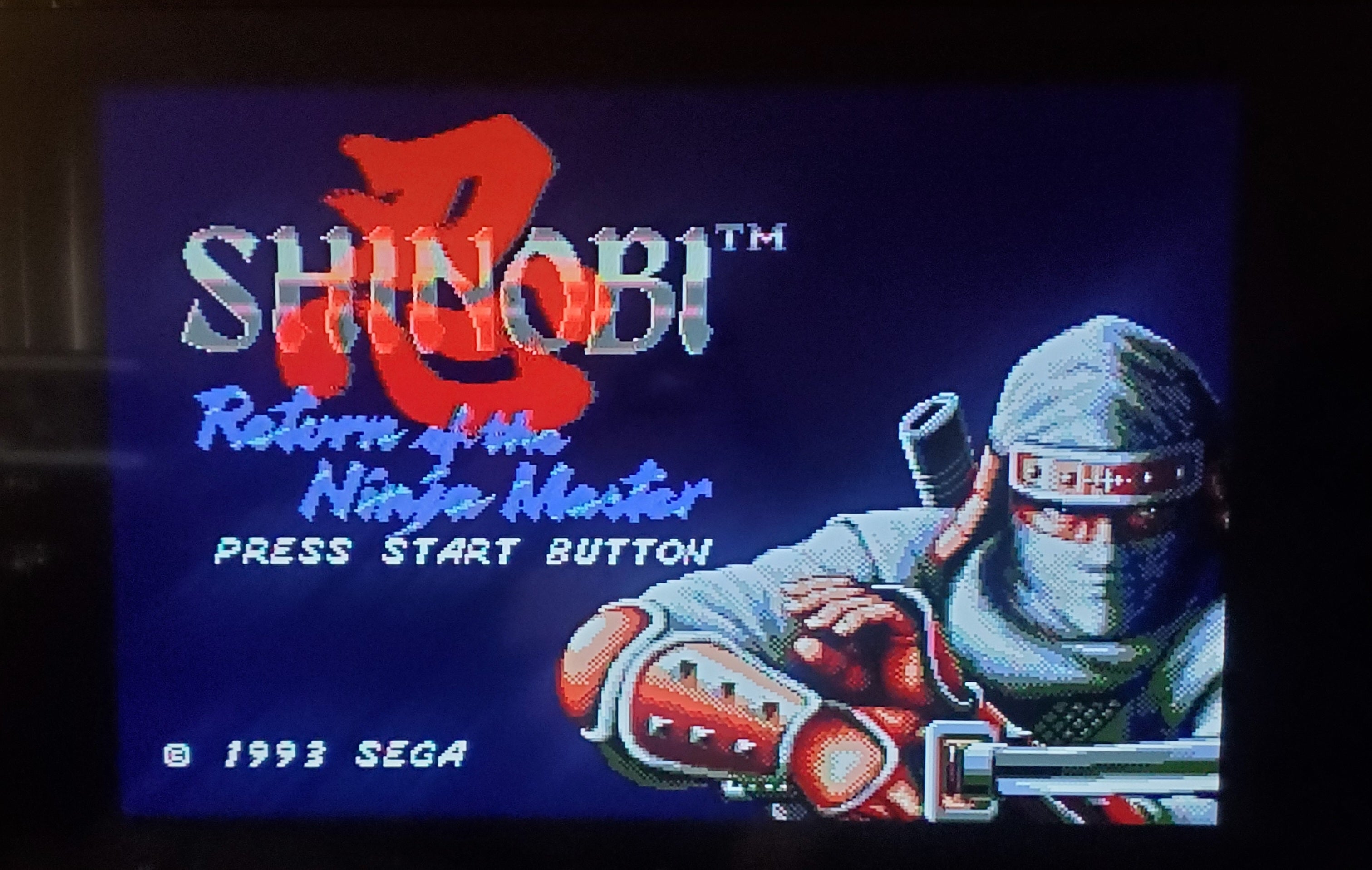 Shinobi 3 Return of the Ninja Master Sega Genesis Mega Drive Video Game