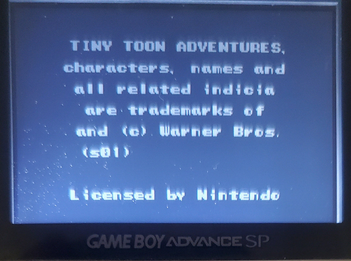 Tiny Toon Adventures Scary Dreams GBA Video Game Boy Advance 2005