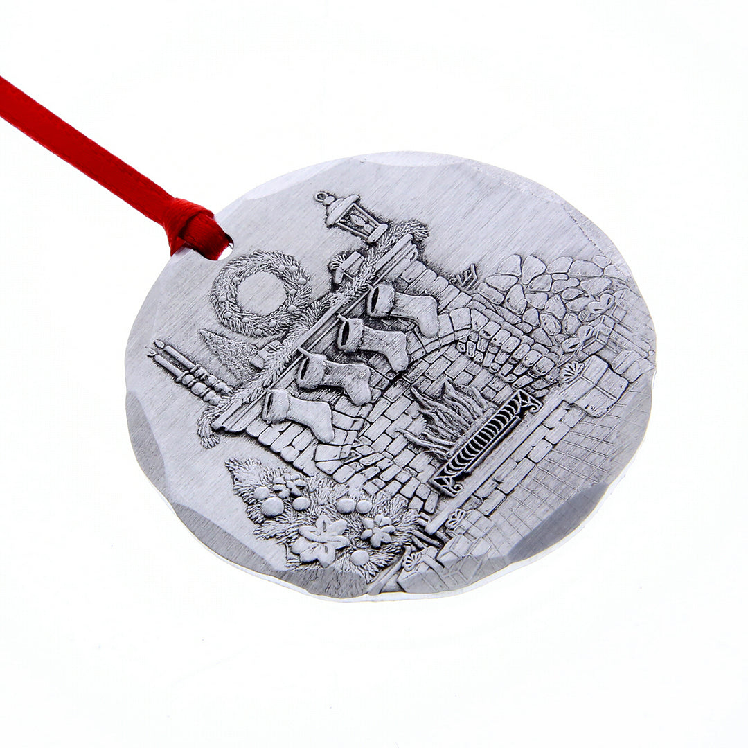 2026 Annual Ornament- Cozy Christmas Hearth (Aluminum)