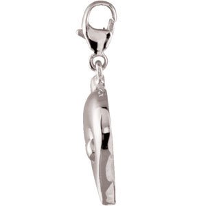 Sterling Silver Dolphin Charm/Pendant – image 2