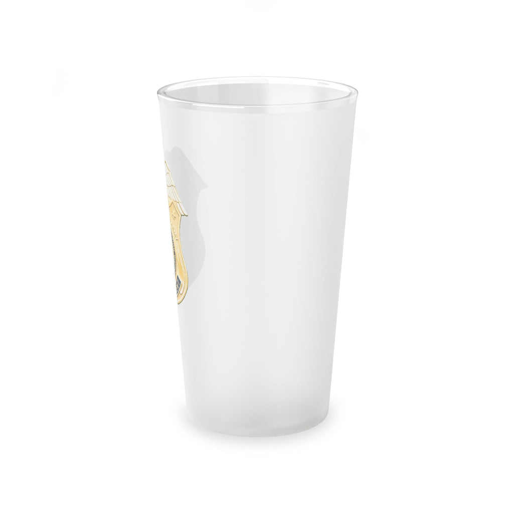 Army CID Badge - Frosted Pint Glass, 16oz
