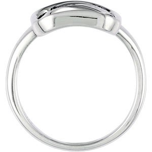 Sterling Silver Natural Black Spinel & 1/8 CTW Natural Diamond Ring