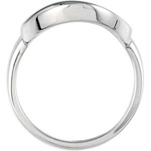 Sterling Silver Natural Black Spinel & .06 CTW Natural Diamond Ring