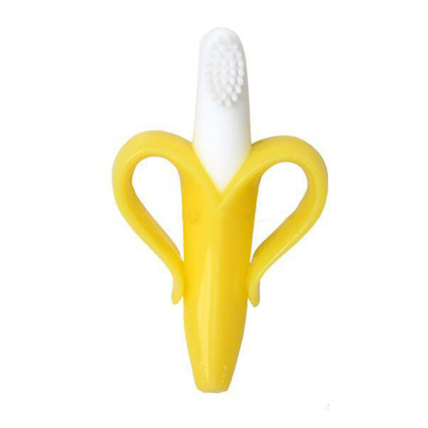 Silicone Baby Teether – Banana, Giraffe, and Monkey Designs