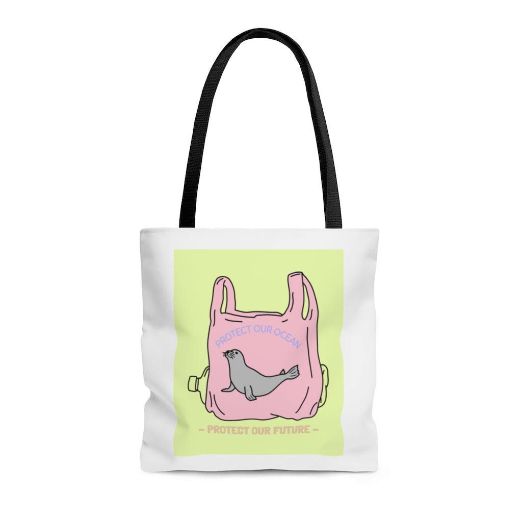 Save Earth Seals Edition Shopper Tote Bag Medium