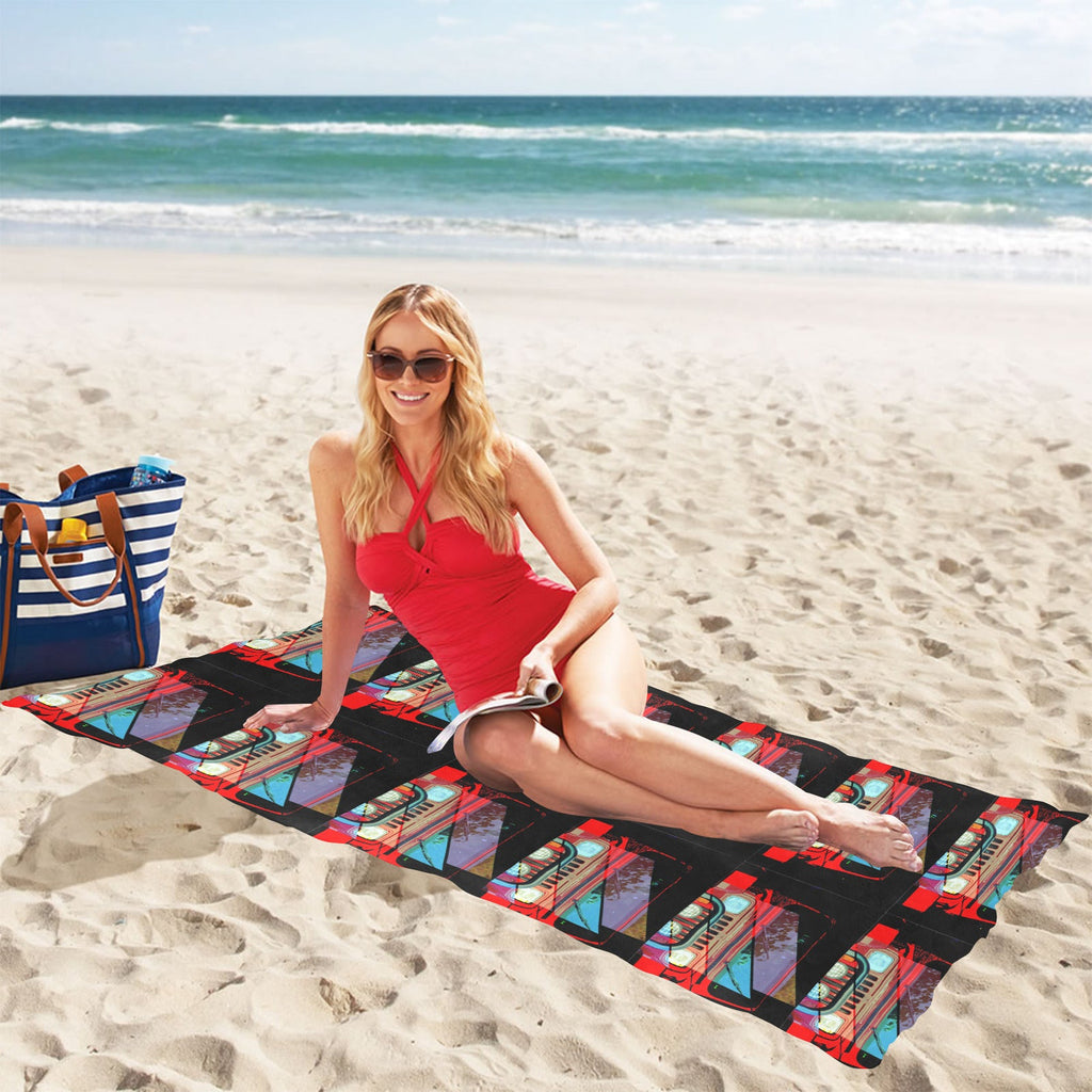 Buckle Up!  Four Wheel Drive Offroading Beach Towel 31.5"x 71"(Made In USA)