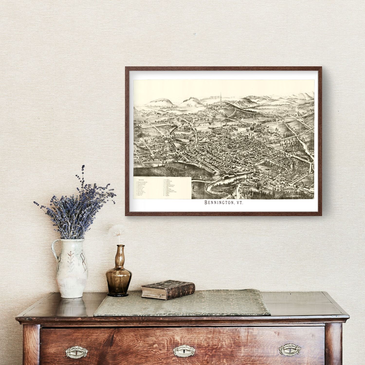 Vintage Map of Bennington, Virginia 1905