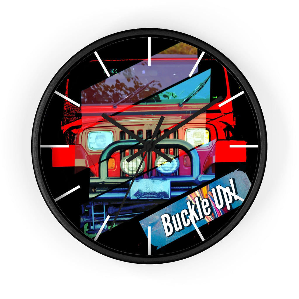 Buckle Up!  Four Wheel Drive Wall Clock