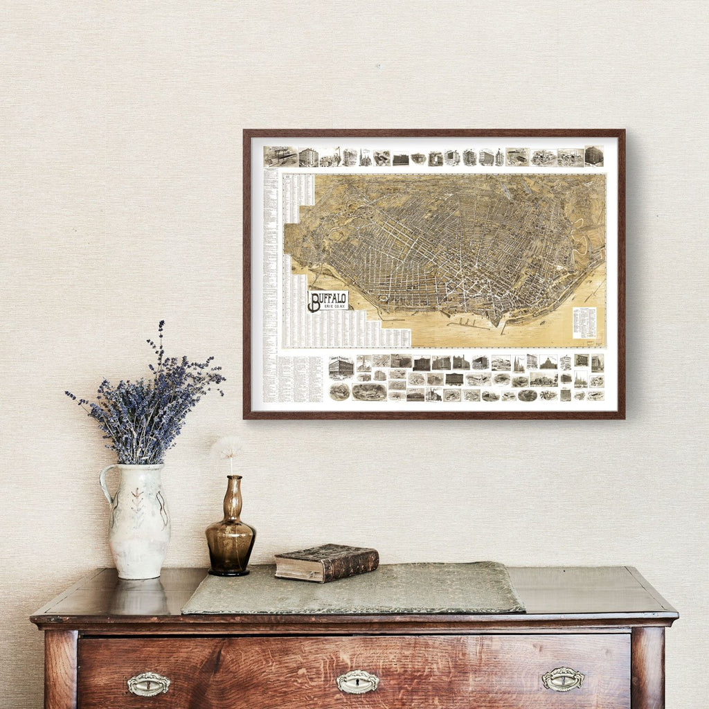 Vintage Map of Buffalo, New York 1902