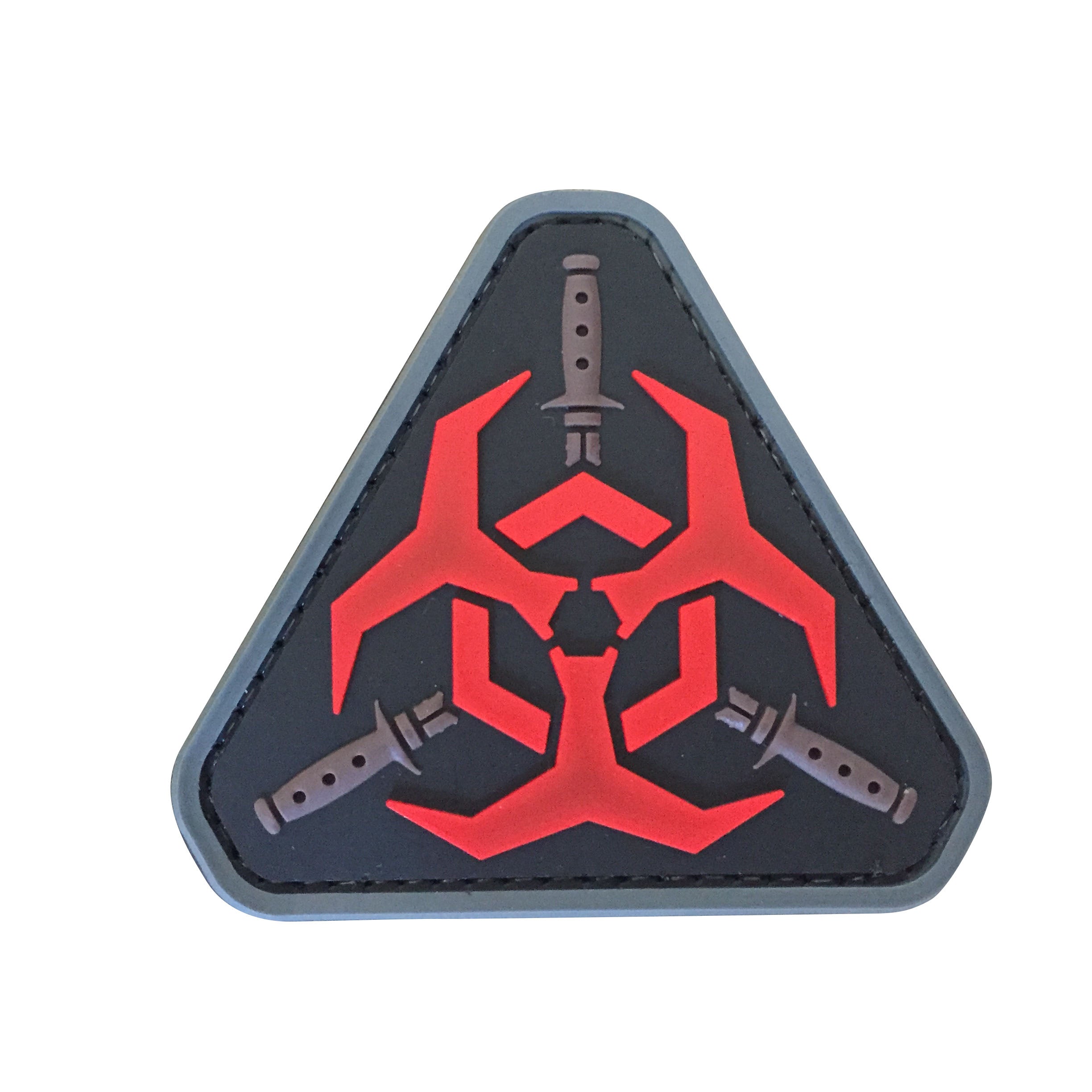 Biohazard - Black and Red - PVC Patch