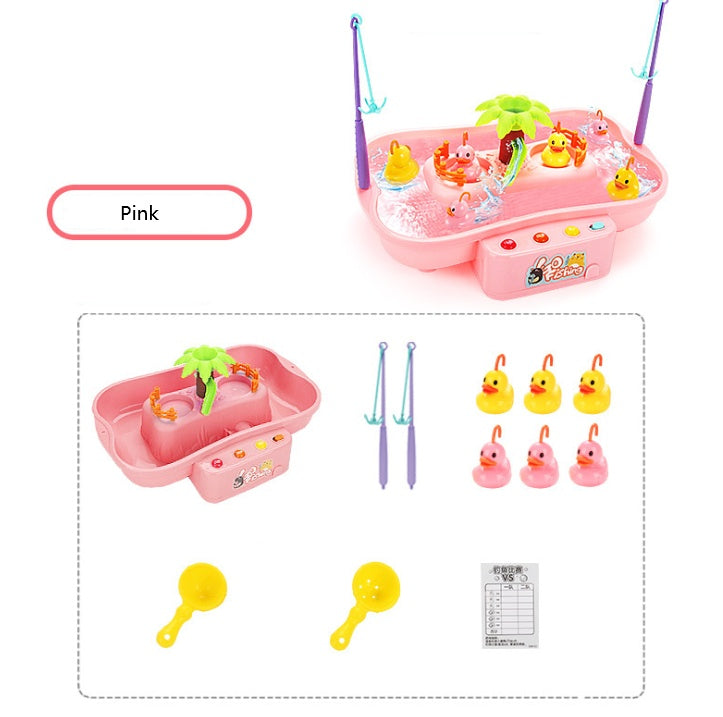 Electric Fishing Toy Set – Interactive Water Cycle Game for Kids
