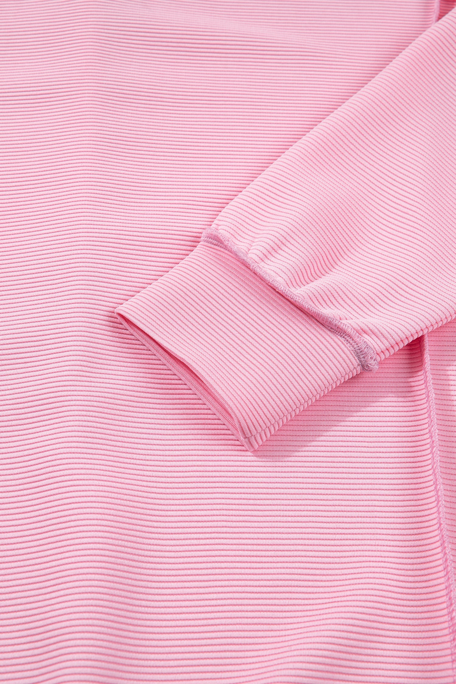 Ribbed Exposed Seam Drop Shoulder Pullover