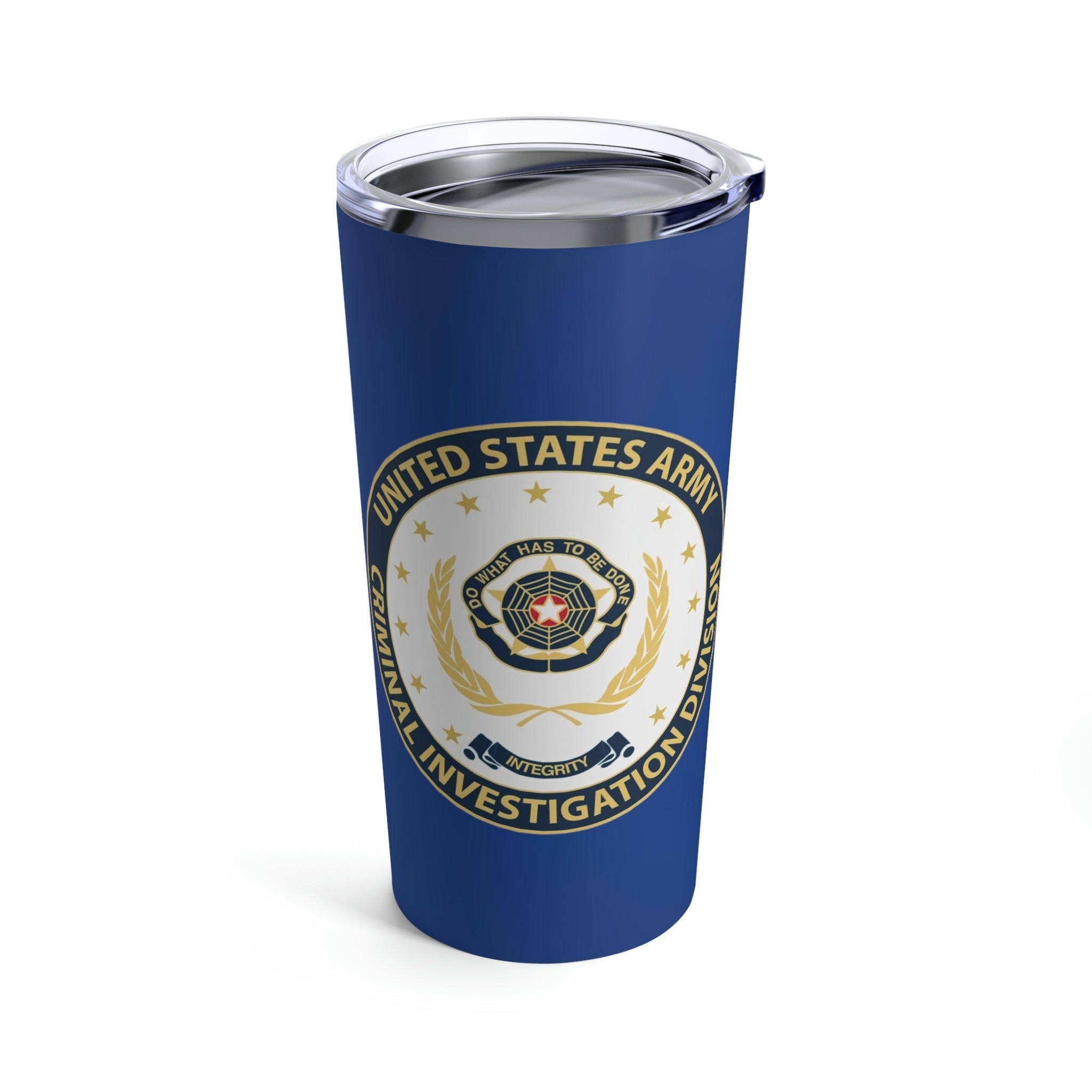 Army CID Badge and Seal Travel Tumbler 20oz
