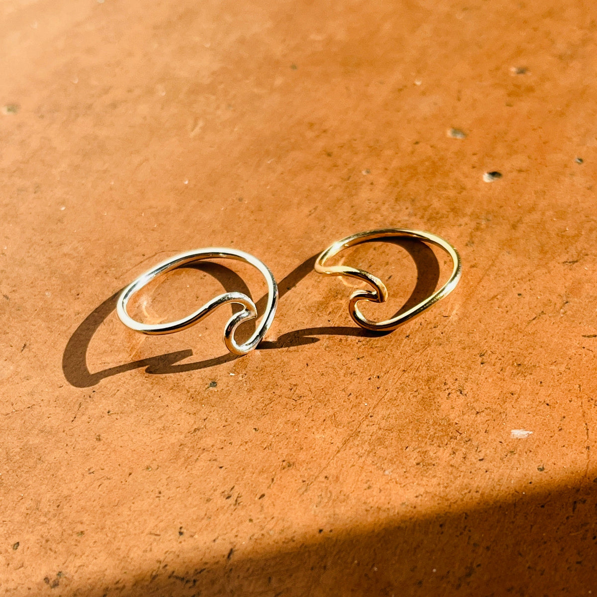 14K Gold filled OCEAN WAVE RING