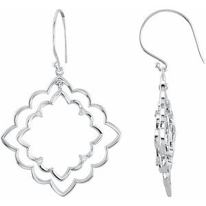 14K Yellow Gold 1/8 CTW Natural Diamond Earrings