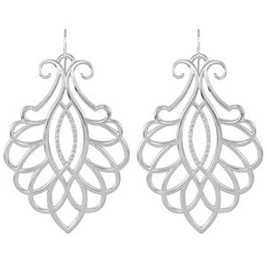 Sterling Silver 1/4 CTW Natural Diamond Earrings – image 2