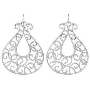 Sterling Silver 1/4 CTW Natural Diamond Earrings – image 2