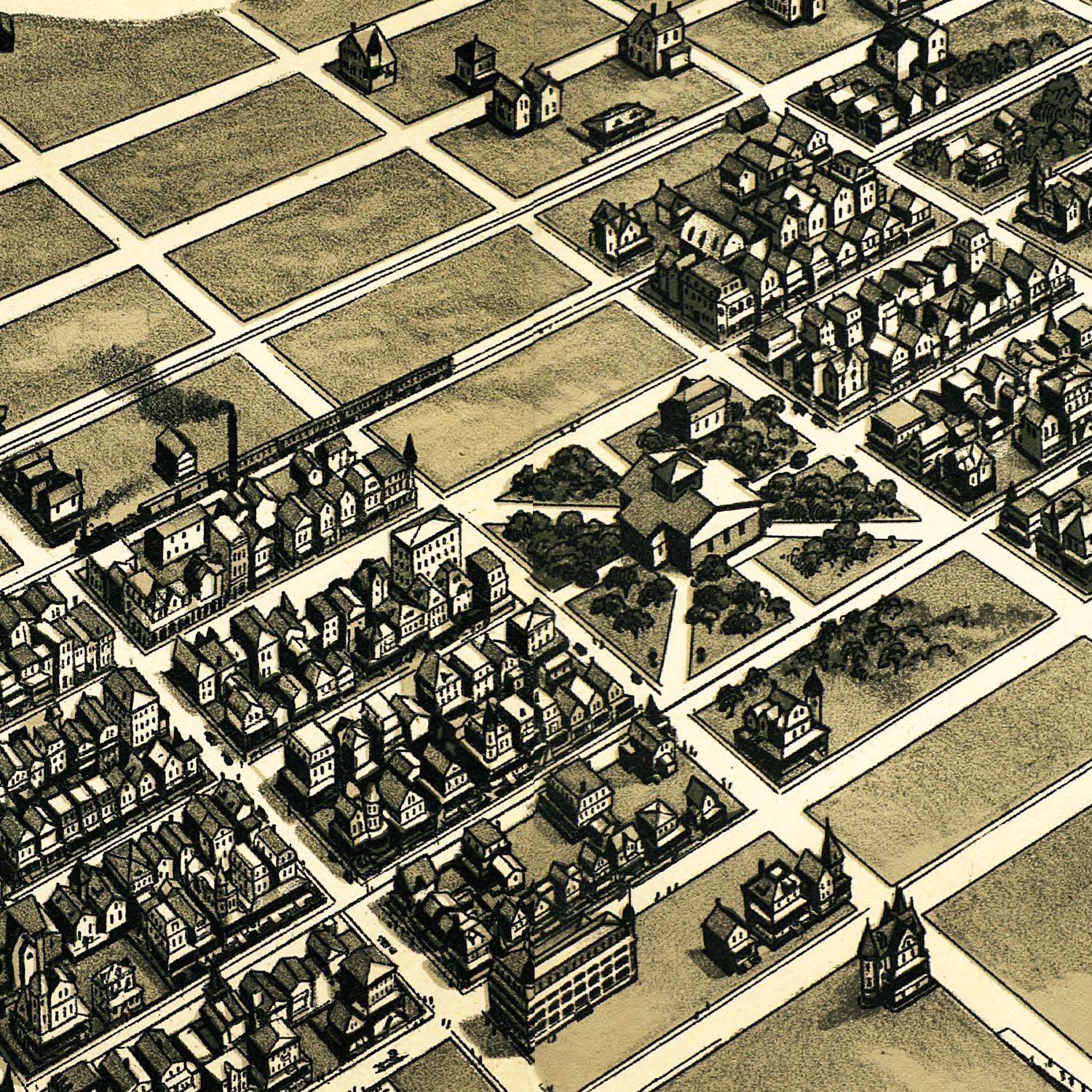 Vintage Map of Ocean City, New Jersey 1903