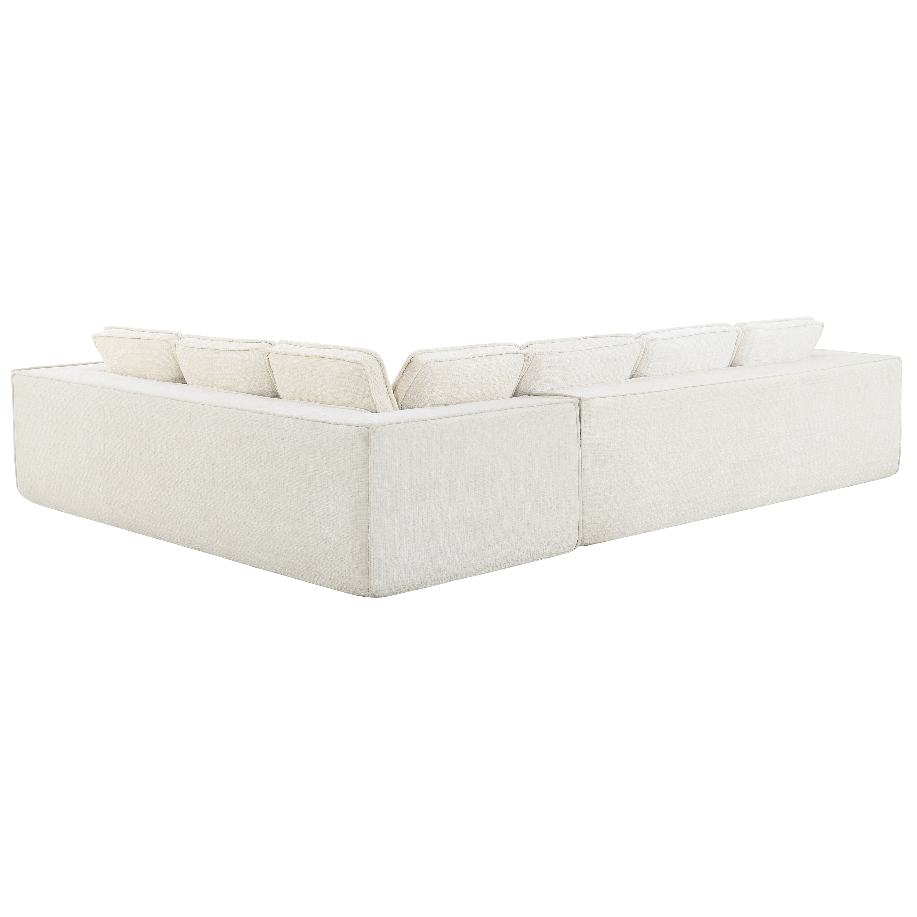 [VIDEO+New]129.5' Minimalist Style Modular Sectional Sofa,6 Seat Wrinkle-resistant Chenille Couch Set,2 PC Free Combination,Modern L-Shaped Cloud Sofa Set for Living Room,No Assembly Require,3 Colors