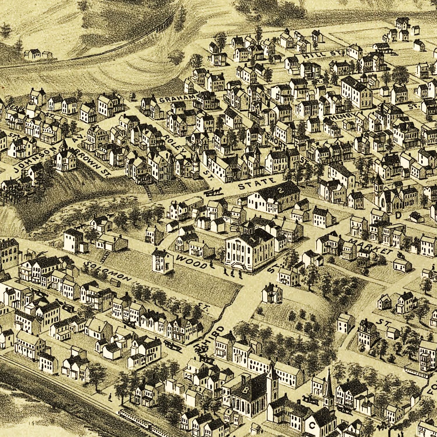 Vintage Map of Belle Vernon, Pennsylvania 1902