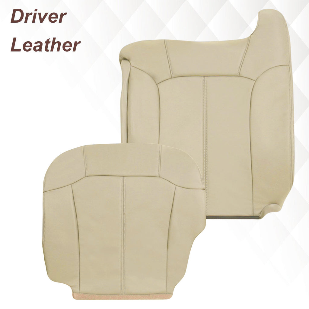 2000-2002 Chevy Tahoe/Suburban Seat Cover in Light Shale Tan: Choose From Variations