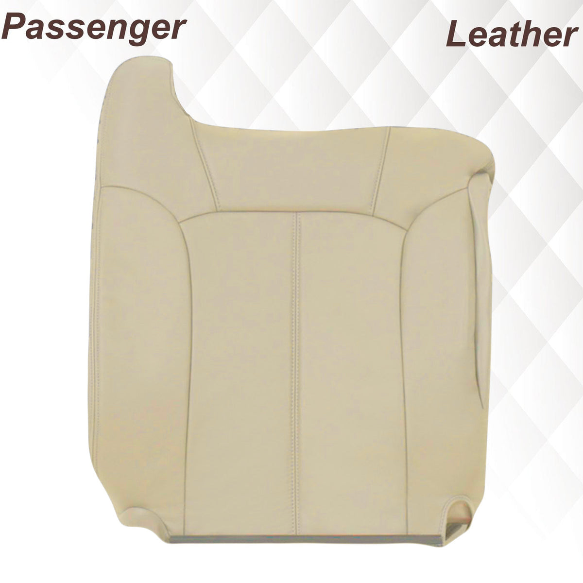 2000-2002 Chevy Tahoe/Suburban Seat Cover in Light Shale Tan: Choose From Variations