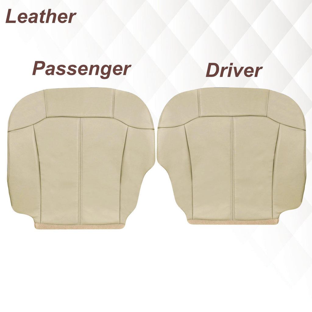 2000-2002 Chevy Tahoe/Suburban Seat Cover in Light Shale Tan: Choose From Variations