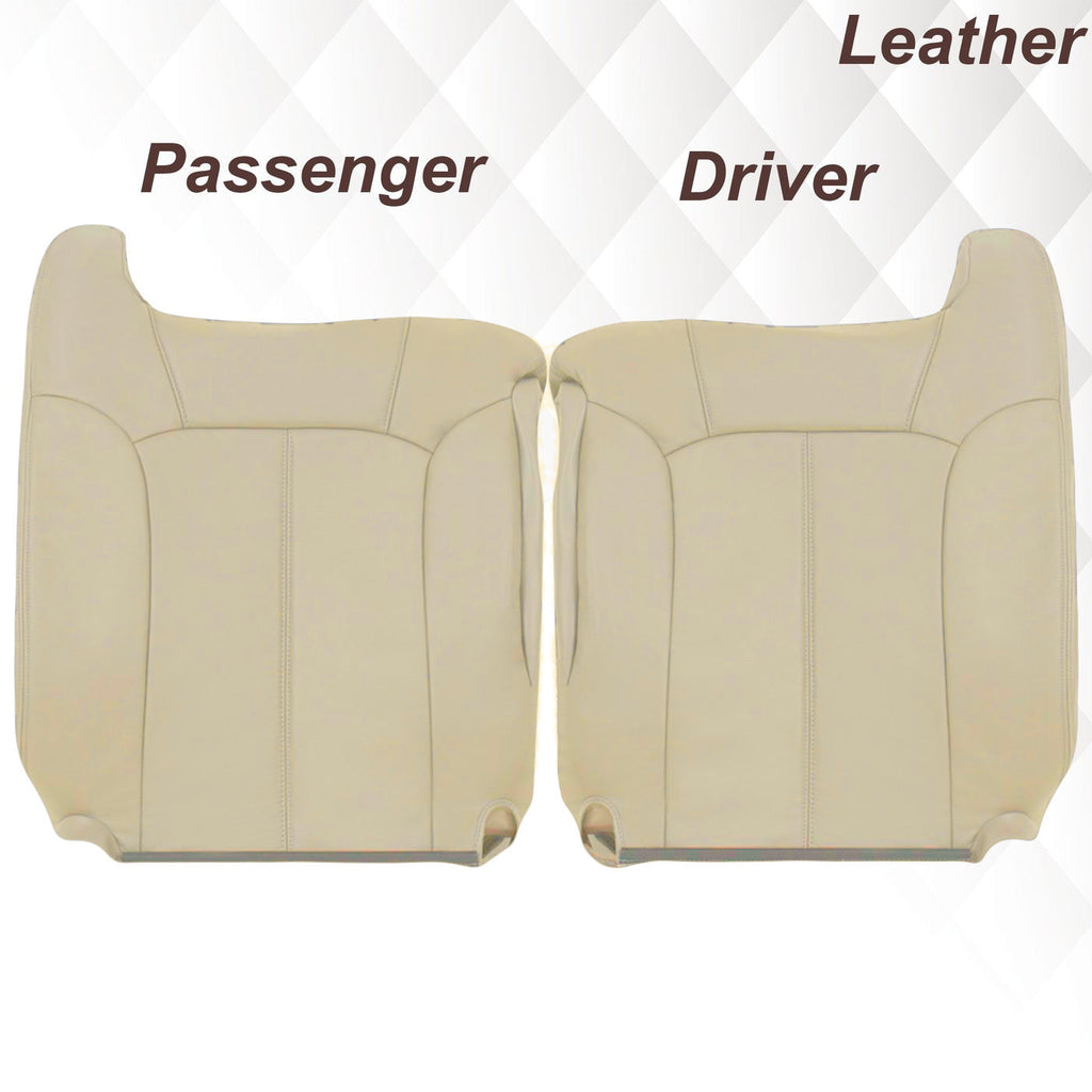 2000-2002 Chevy Tahoe/Suburban Seat Cover in Light Shale Tan: Choose From Variations