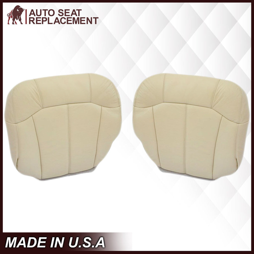 2000-2002 Chevy Tahoe/Suburban Seat Cover in Light Shale Tan: Choose From Variations