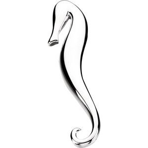 Sterling Silver Seahorse Brooch/Pendant