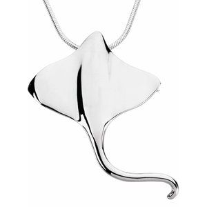 Sterling Silver Stingray Brooch/Pendant