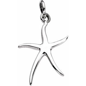 Sterling Silver Starfish Charm/Pendant