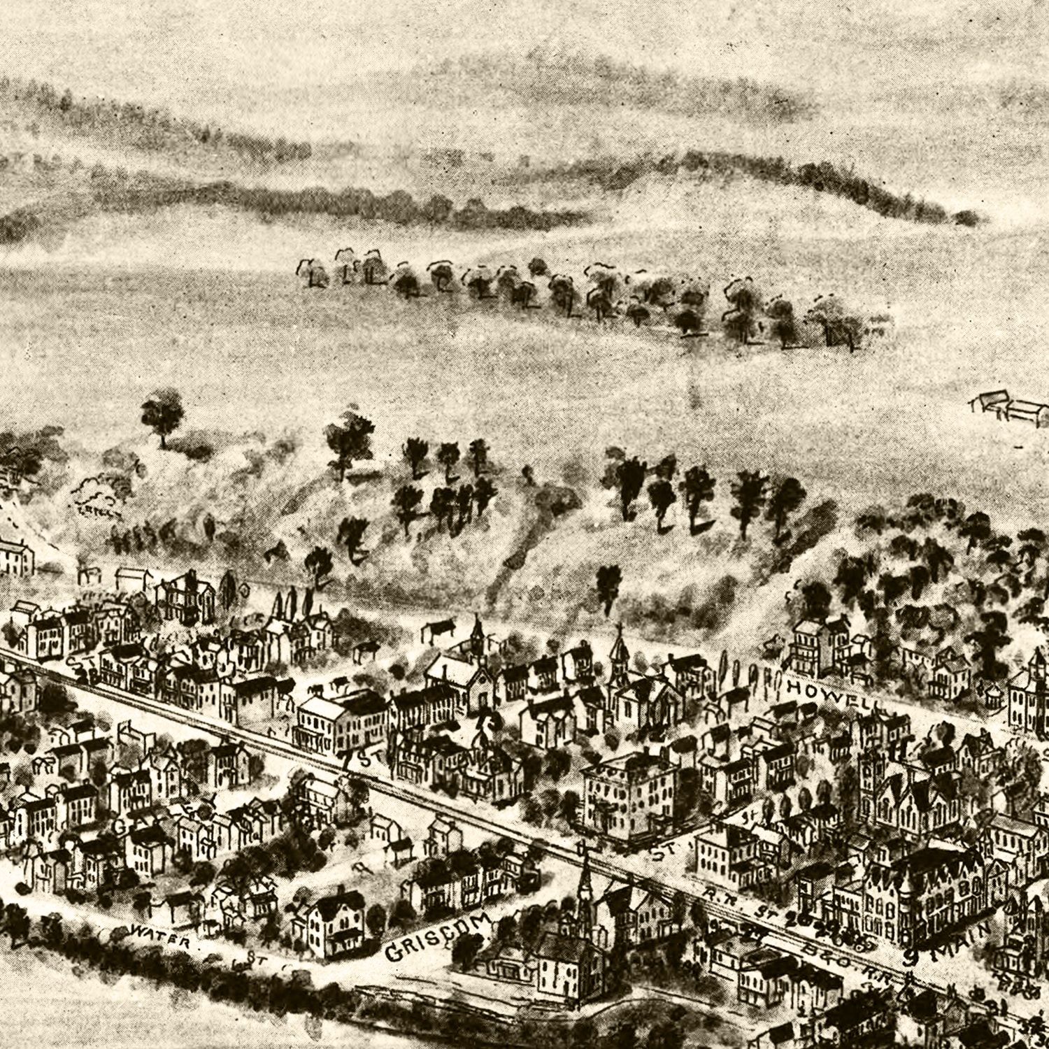 Vintage Map of Dawson, Pennsylvania 1902